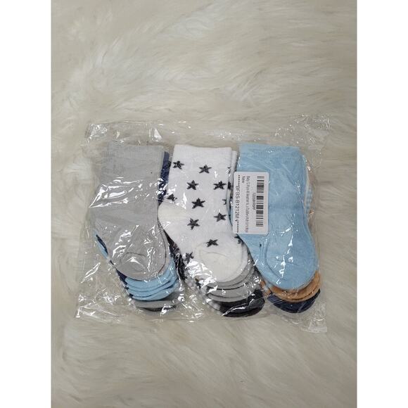 Elevon Baby 12-Pack All Weather Non Slip Grip Ankle Socks Infants Toddler - Picture 2 of 5